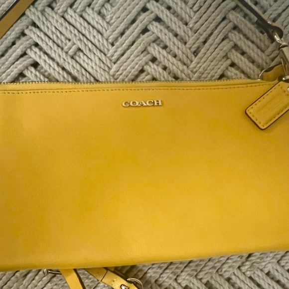 Coach Vibrant Yellow Crossbody Bag - Picture 2 of 4